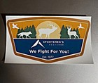 (2) SPORTSMEN'S ALLIANCE We Fight For You Stickers/ Decals both 5.5" wide NEW — photo 2