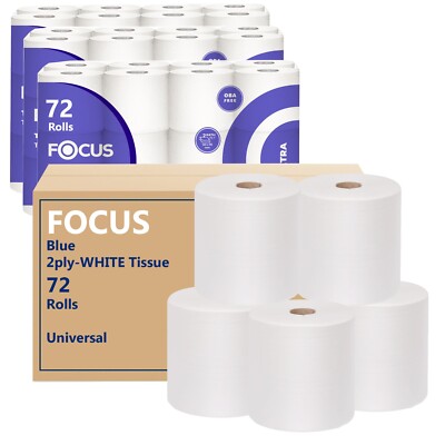 Toilettenpapierrollen weich gesteppt Luxus geprägt Großeinkauf 2&3 lagig Toilettenpapier 72 Rollen