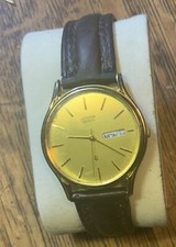 Citizen Men 34mm Watch Leather Band