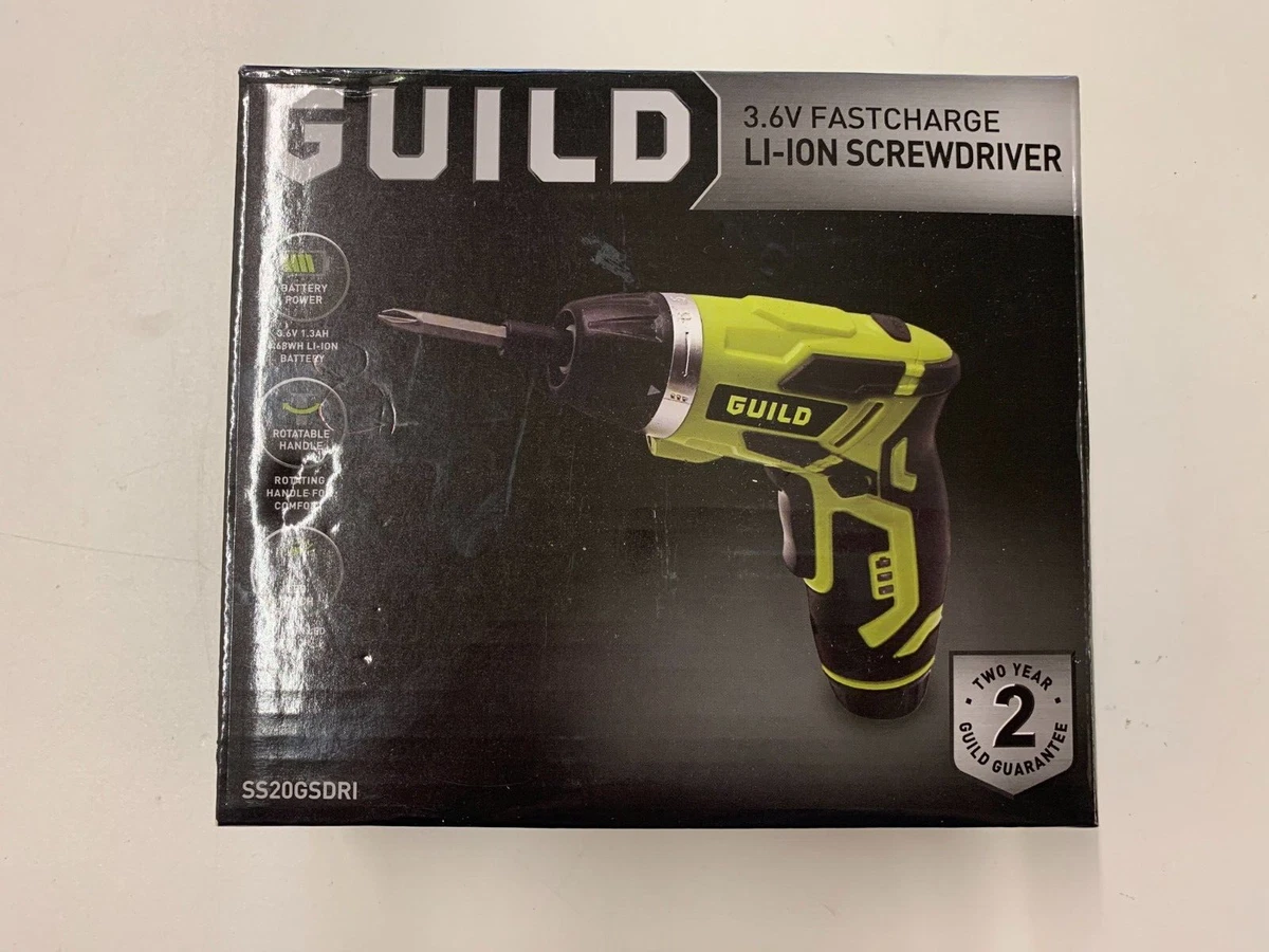 Guild cordless screwdriver deals