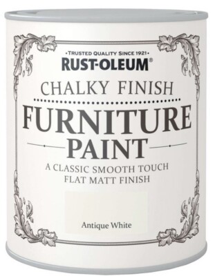 Rustoleum Chalky Finish Lack 750 ml - Antikweiß - flach matt