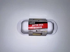 Cooking Concepts White Melamine Butter Dishes ( Single Stick ) Qty 1