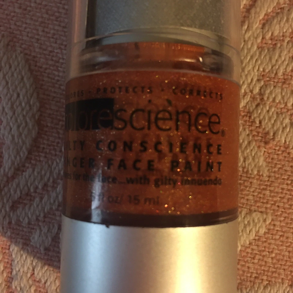 Colorescience Finger Face Paint Bottle Deception Bronze/Pink/Gold HTF NEW Unused - Image 2 of 4