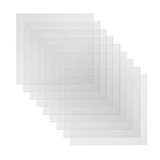 16PCS 6mil Thickness Clear Mylar Sheet Blank Mylar Stencil Sheets, 12 X 12 Inch