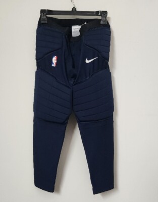 Nike Pro NBA LeBron James Custom 3/4 Padded Compression Basketball Pants Navy