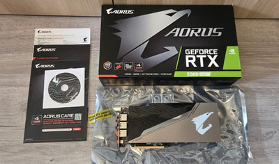 GIGABYTE AORUS GeForce RTX 2080 SUPER Waterforce WB, 8GB GDDR6, 3x HDMI/DP, OVP