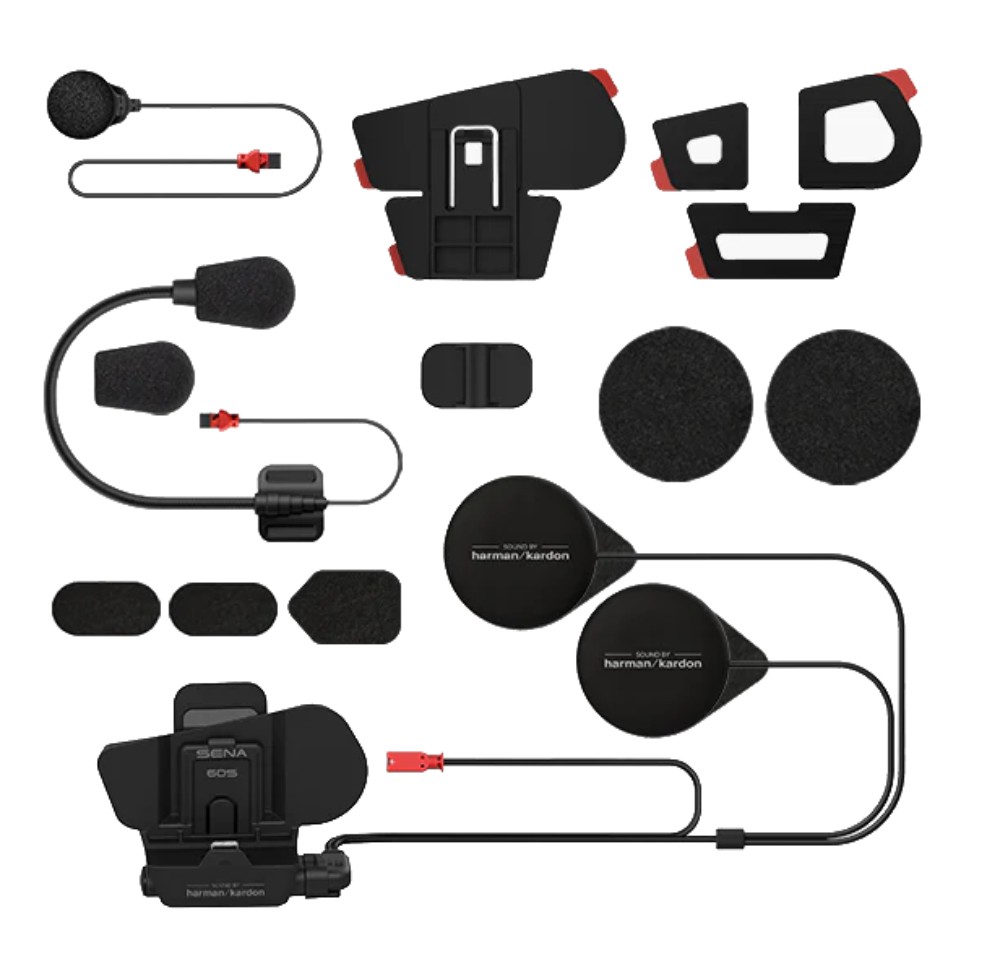 SENA 60S Helmet Clamp Kit w/ Universal Microphone Kit (SC-A0
