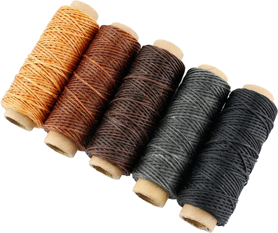 264 Yards 150D Waxed Leather Sewing Thread Cord, 1Mm Diameter, 8 Colors, 33 Yard - Image 4 of 4
