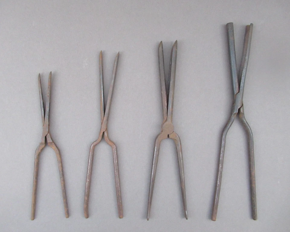 Fer à friser les cheveux ancien , outil vintage de coiffeur , début XXème siècle - Photo 4/4