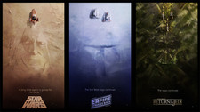Star Wars collage the empire strikes back wars Custom Gaming Mat Desk 2277