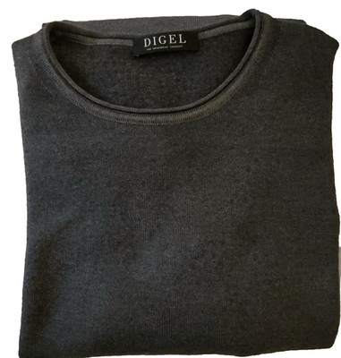 Toller leichter DIGEL Herren Pullover Grau/Anthrazit Größe 54