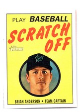 2020 Topps Heritage #14 Brian Anderson 1971 Topps Baseball Scratch-Offs