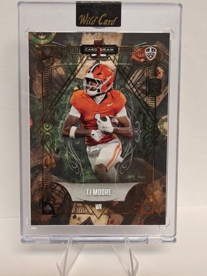 2025 Wild Card TJ Moore 5 Card Draw 2/5 Clemson Tigers 