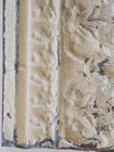 Antique 23" X 19" pressed tin ceiling tile with cream finish — photo 6