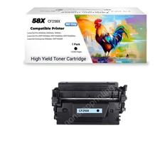 High-Yield Black Toner NO CHIP For HP 58X CF258X M404dn M404dw M404n MFP M428