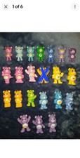 Care Bears Lot Of 21 Action Figures 1 Playset 2 Holders