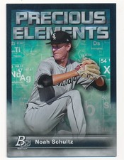 NOAH SCHULTZ 2023 BOWMAN PLATINUM PRECIOUS ELEMENTS #PE-25 BASEBALL MINT