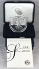 2021-W Proof American Silver Eagle Dollar $1 Box & COA US Mint Bullion OGP