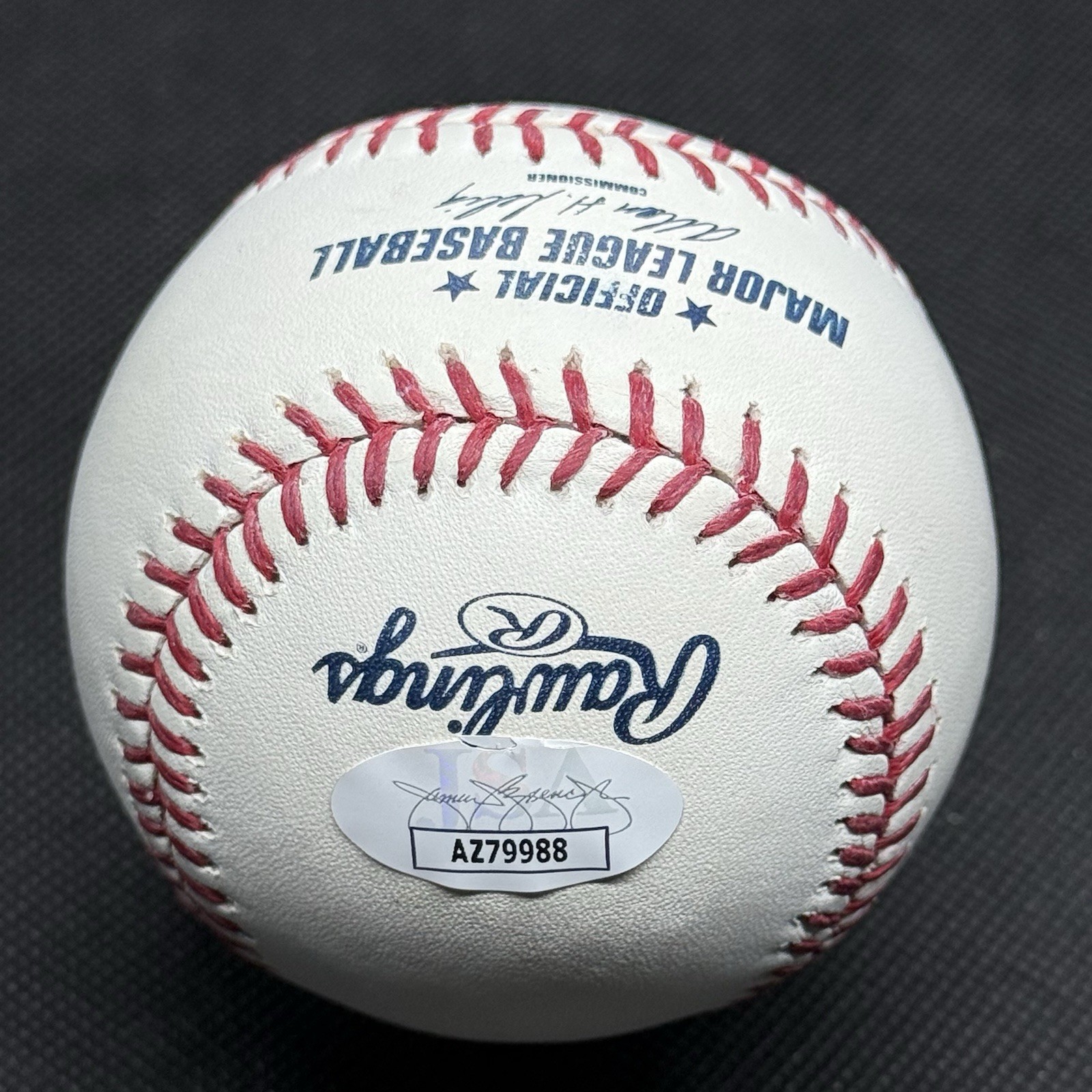 Todd Helton #17 Number Retirement Logo Signed Baseball JSA COA Rockies HOF - image 2