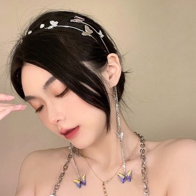 Girl Tiaras Tassels Headbands Wedding Costume Headwear Pageant Queen Parties
