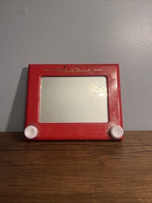 Magic ETCH A SKETCH Screen Red Model # 33700 Red 2016 Working 6.25''x4.5'' Screen