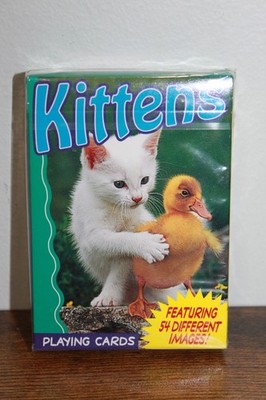 Hoyle Products KITTENS Playing Cards Model #6062 Printed in USA Factory-Sealed