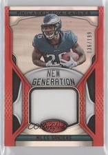 2019 Certified New Generation Jerseys Mirror Red /199 Miles Sanders #NG-MS dt9