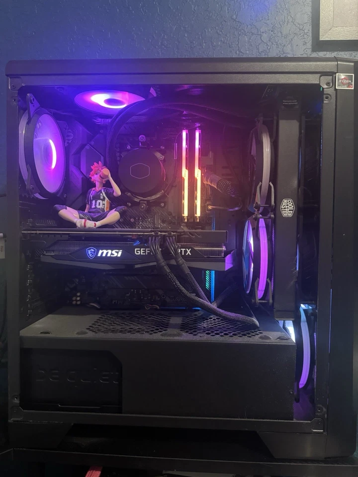 Custom-Built Gaming PC 3060Ti AMD Ryzen 7 32GB RAM 1TB SSD - Image 3 of 4