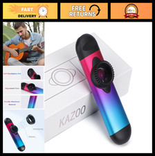Professional Kazoo for Adults - 30 Flute Membranes, Easy Wind Instrument for Ban