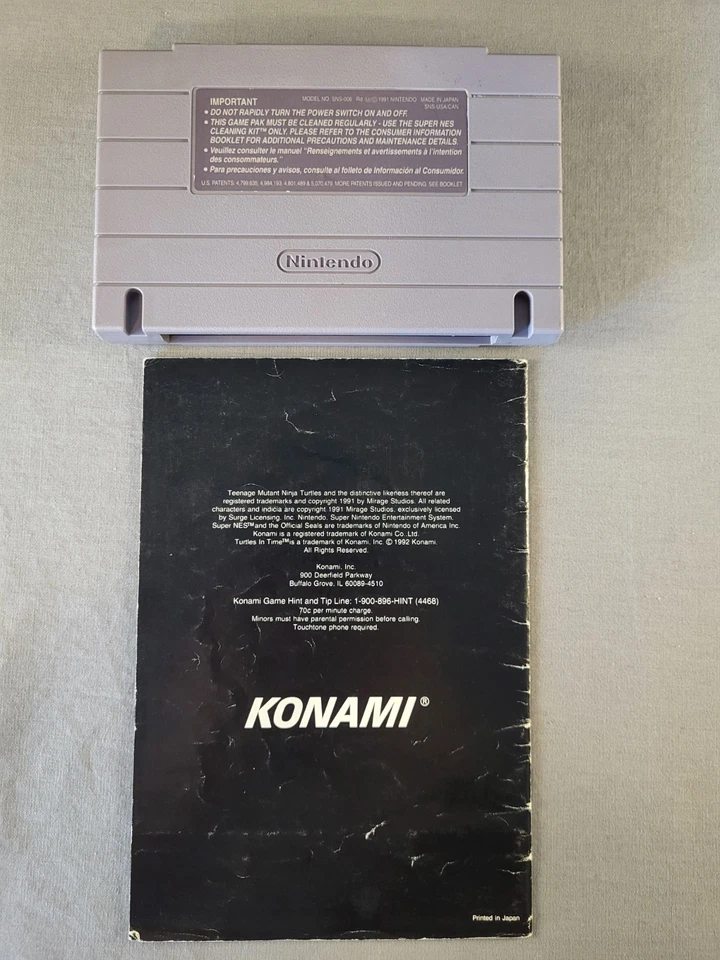 Teenage Mutant Ninja Turtles IV: Turtles in Time, SNES, Complete, Authentic! - Image 3 of 4