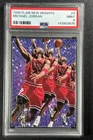 MICHAEL JORDAN PSA 9 1995-96 FLEER FLAIR BASKETBALL #4 NEW HEIGHTS BULLS 3876