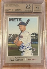 2019 Topps Heritage RC Auto Pete Alonso BGS 9.5 ROA-PA