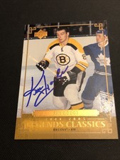 JSA Ken Hodge Signed 2004-05 Upper Deck Legends Classic Bruins Signed Card 379