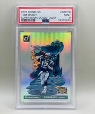2022 Tom Brady Panini Donruss Downtown! PSA 9 SUPER BOWL #SBDTB TOTAL POP 34