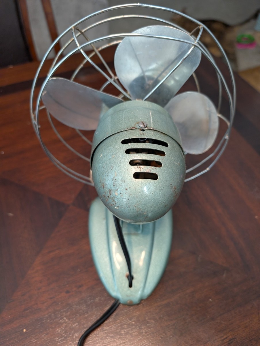Vintage 9 Zero Fan-WORKING-McGraw Electric Company Zero Tilting