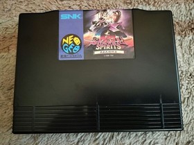 SNK Neo Geo AES NEO-0 Console Complete Set Black Tested Used With Box & Software