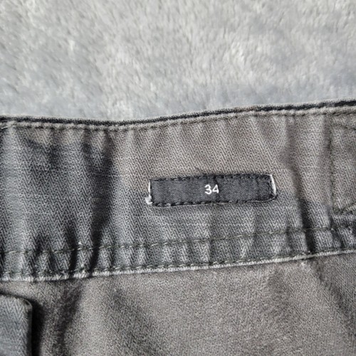 Volcom Shorts Herren Größe 34 grau Cargo Camouflage verstellbare Taille Limbo Lambo Knopf - Bild 5 von 23
