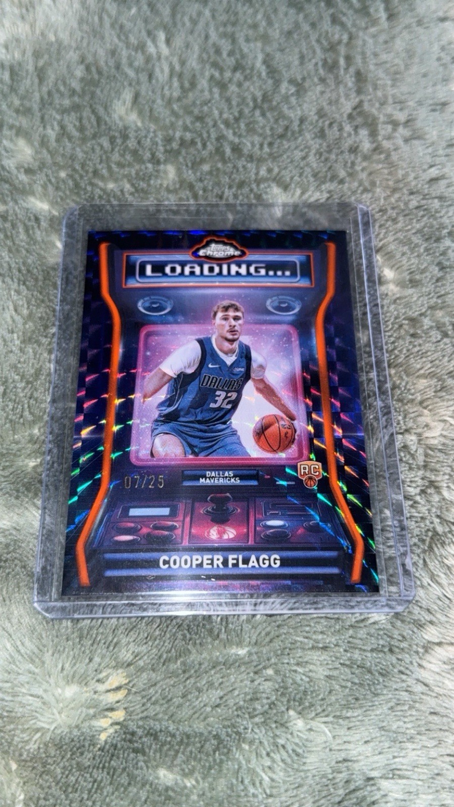 2025 Topps Chrome Loading /25 Orange Cooper Flagg