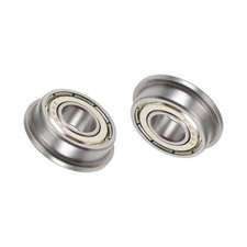 F698ZZ Flanged Ball Bearing Double Shielded Chrome Bearings 10pcs