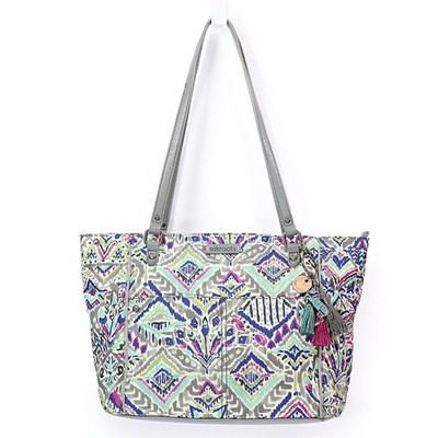 Sakroots Artist Circle Metro Tote Slate Brave Beauty Double Handle Shoulder Bag