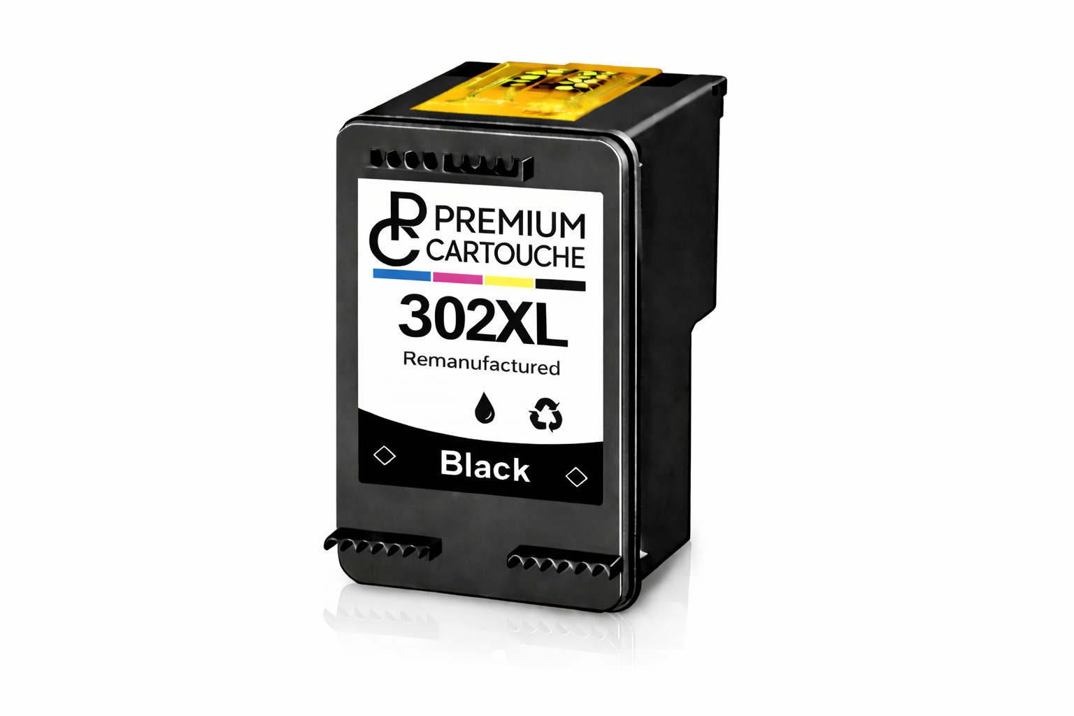 Cartouche compatible pour HP 302XL Noir Premium jet d'encre haute capacité