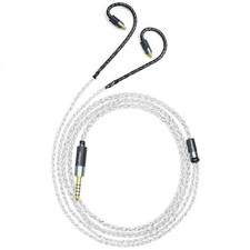 GUCraftsman 1.2m 5N Silver 4.4mm plug PVC for Sennheiser IE200 IE300 IE600 IE900