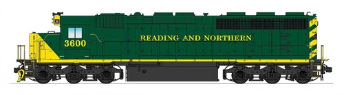 Locomotora InterMountain escala N 69589 azul lectura MTN y Northern EMD SD45-2 | Zustand: New