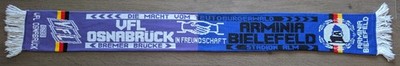 Freundschaftsschal VfL Osnabrück DSC Arminia Bielefeld Fanschal 90er Vintage