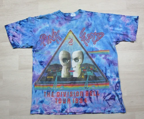 PINK FLOYD THE DIVISION BELL TOUR T SHIRT L T 1990s vintage concert t-shirt, vintage, single stitch, B+ condition