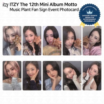 ITZY 12th Mini Album Motto MusicPlant Fan Sign Event Photocard