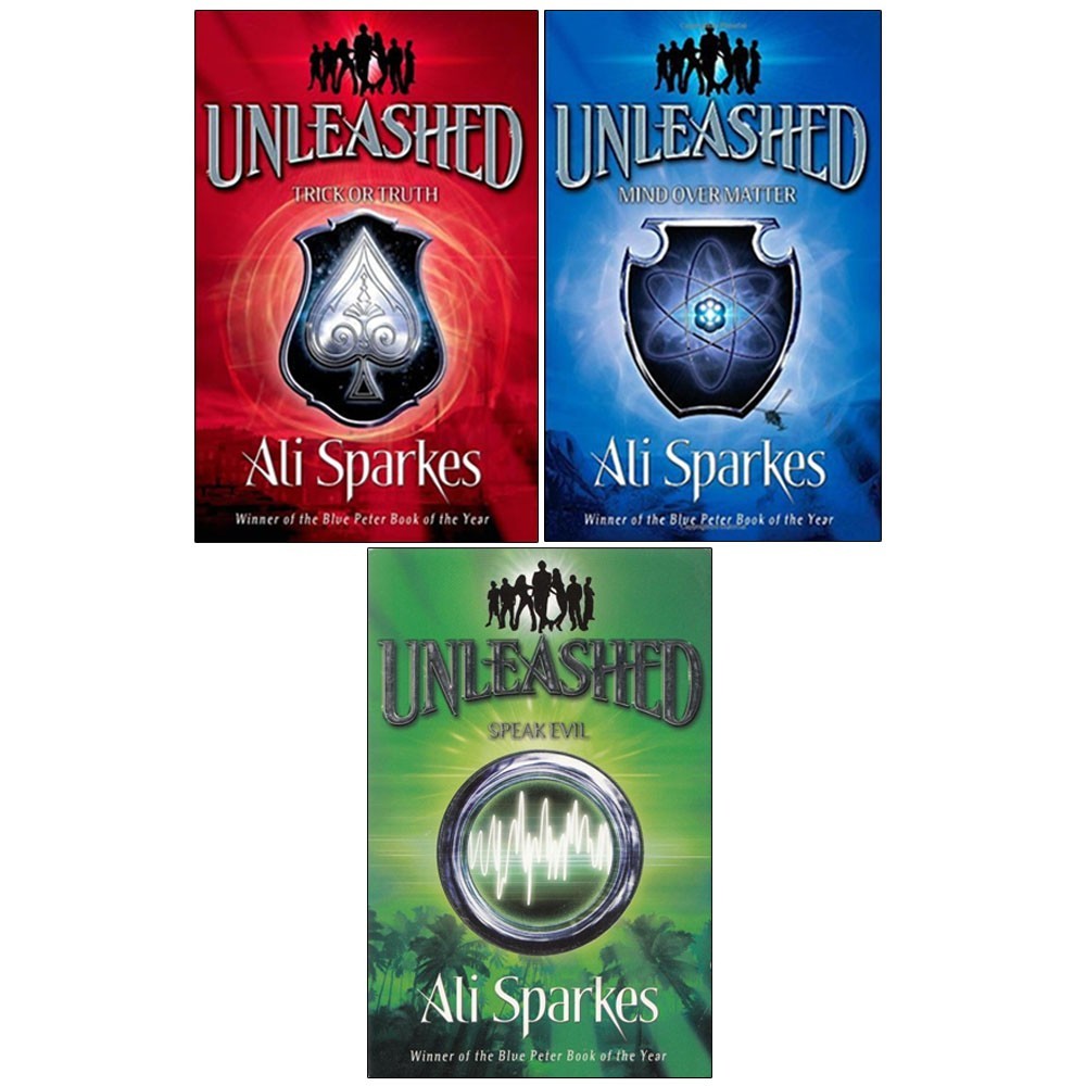 Unleashed series Ali Sparkes Collection 3 Books Set Speak Evil,Mind Over Matter