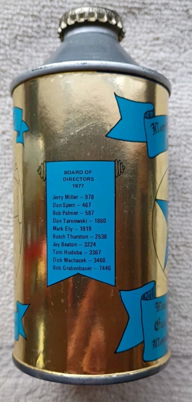 VINTAGE 1977 BEER CAN COLLECTORS OF AMERICA STEEL CONE TOP MINNESOTA 