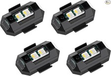 4 Pcs Mini Led Strobe Lights 7 Colors Usb Charging Led Anti Coll Color 4 Pcs 4 Pcs Mini Led Strobe Lights 7 Colors Usb Charging Led Anti Coll Color 4 Pcs