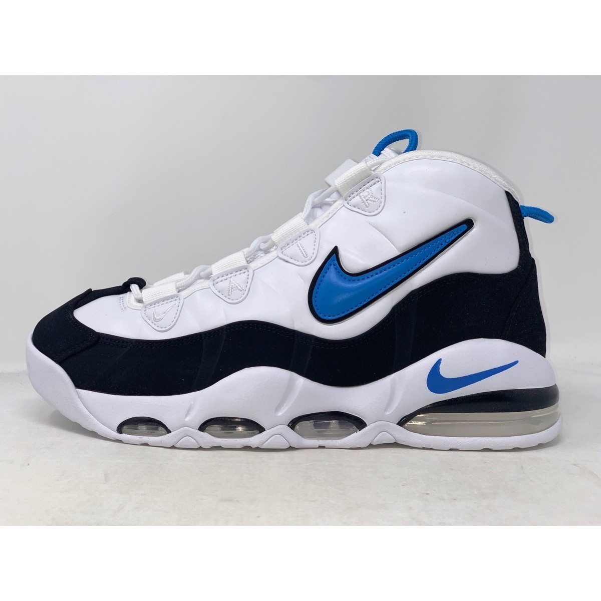 Nike Air Max Uptempo '95 Orlando Magic White Black Sneakers, Size